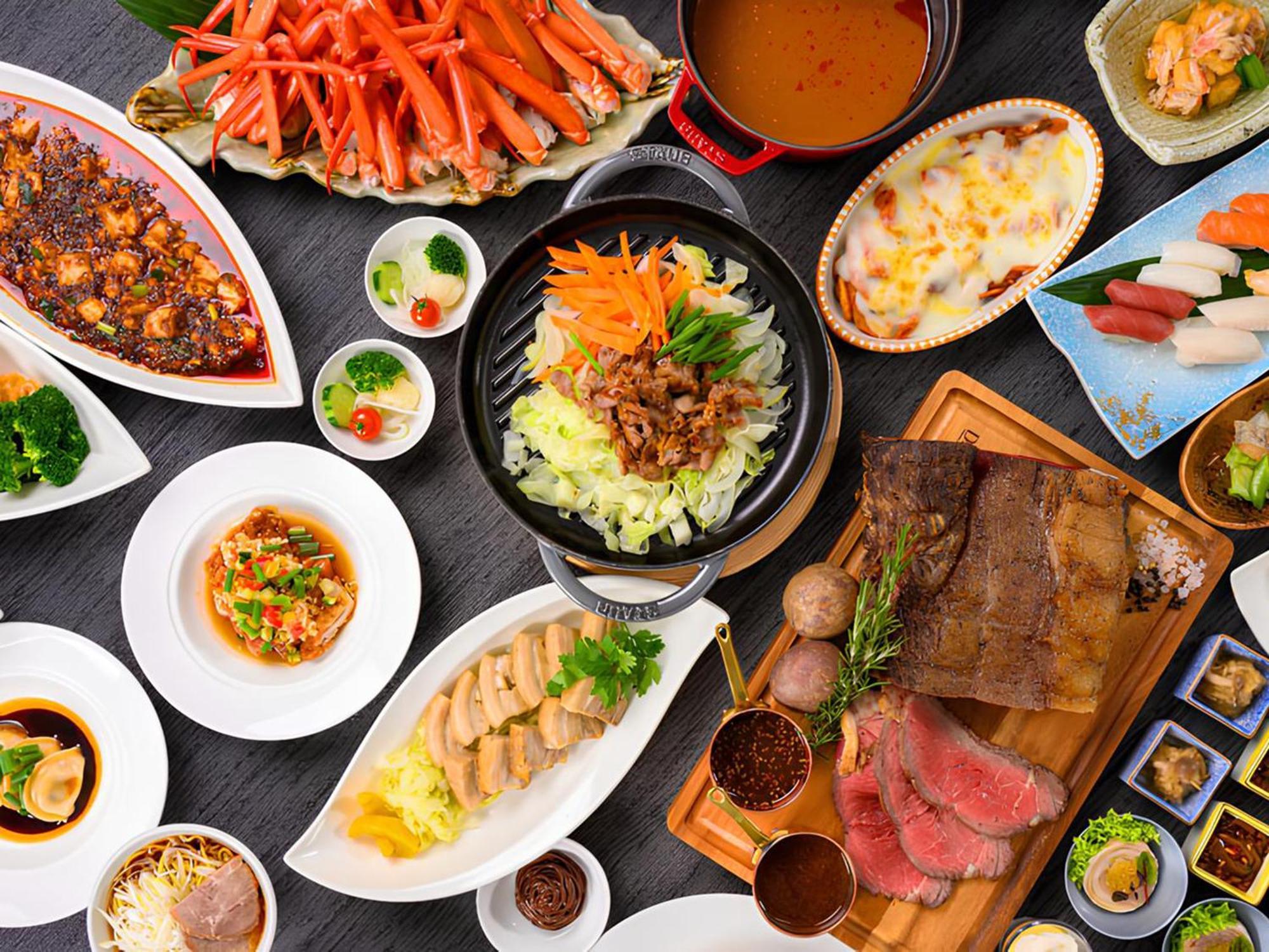 Shin Furano Prince Hotel Екстер'єр фото A selection of Japanese cuisine