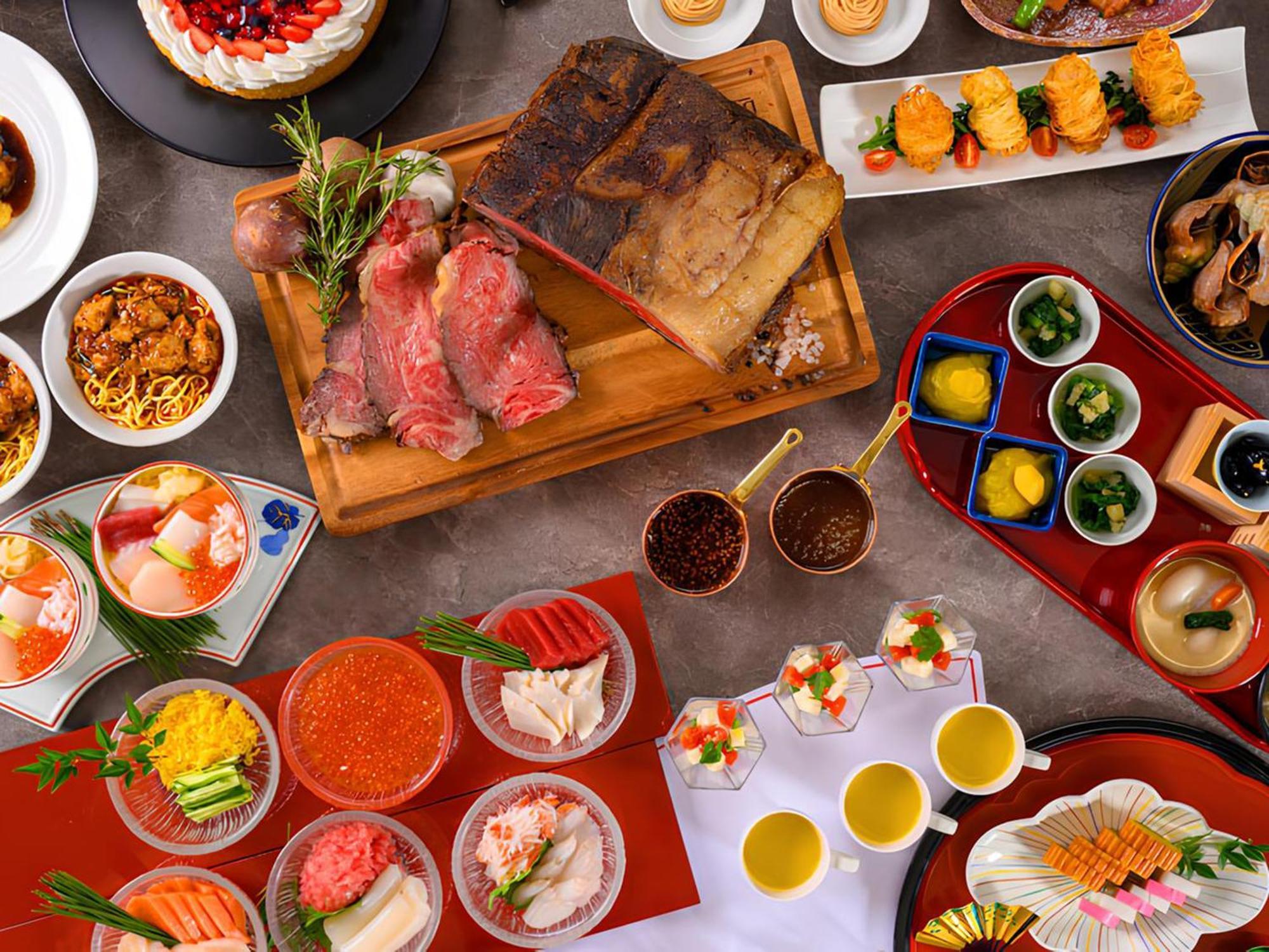 Shin Furano Prince Hotel Екстер'єр фото A selection of Japanese cuisine